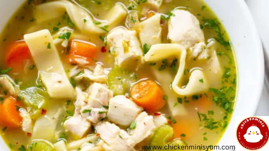 chicken noodles soup