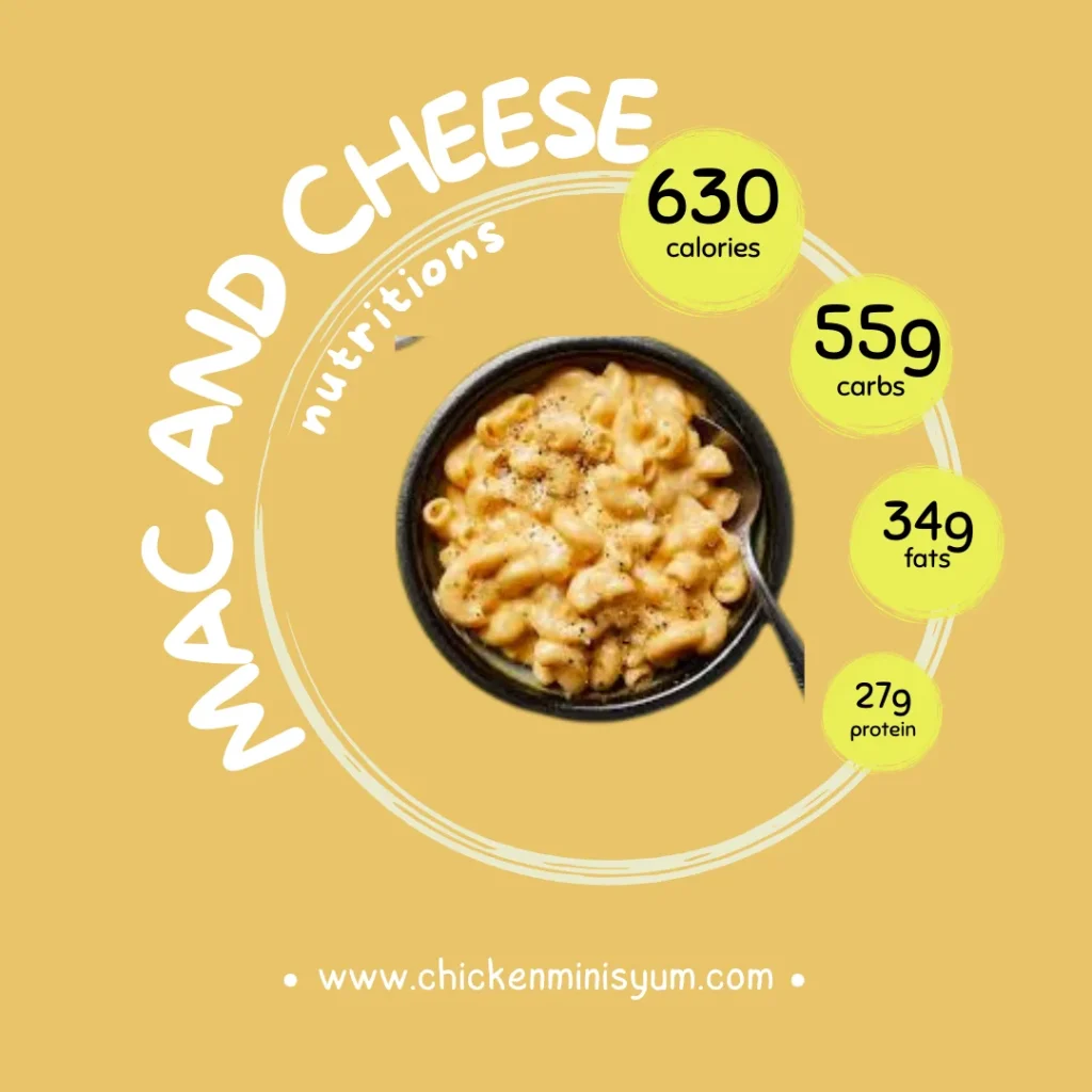 mac and cheese nutrition information