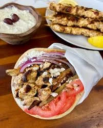 Chicken Souvlaki Pita Wraps