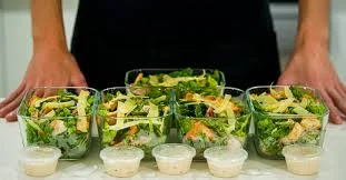 Grilled Chicken Caesar Salad Meal Prep
